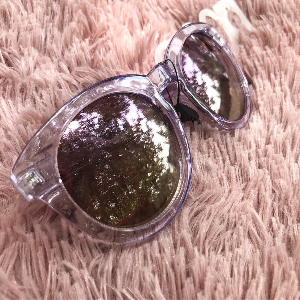 New oval Sunnies retro sunglasses lavender